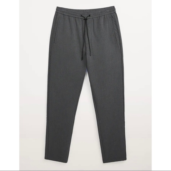 Zara Man Jogger Waist Melange Trousers 